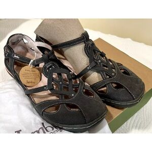 Jambu Women's Black Strappy Sandals